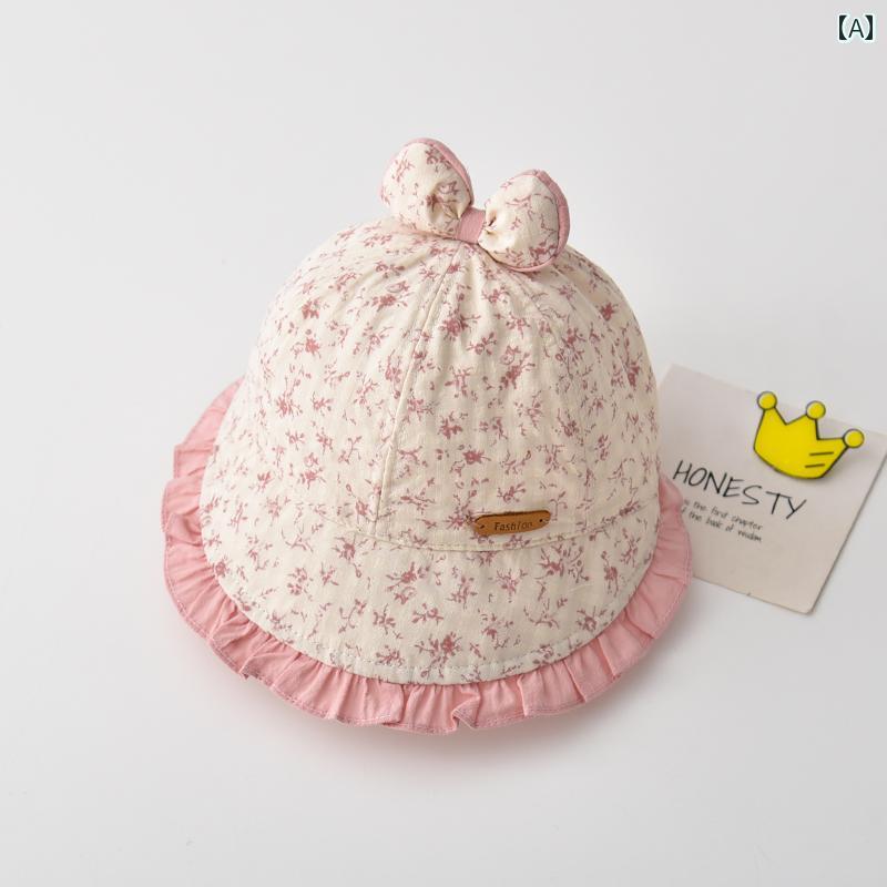 ベビー 帽子 赤ちゃん 新生児 春夏秋 レース 子供 UV対策 かわいい おしゃれ 被りやい 快適 通気性 柔らかい 誕生日 プレゼント