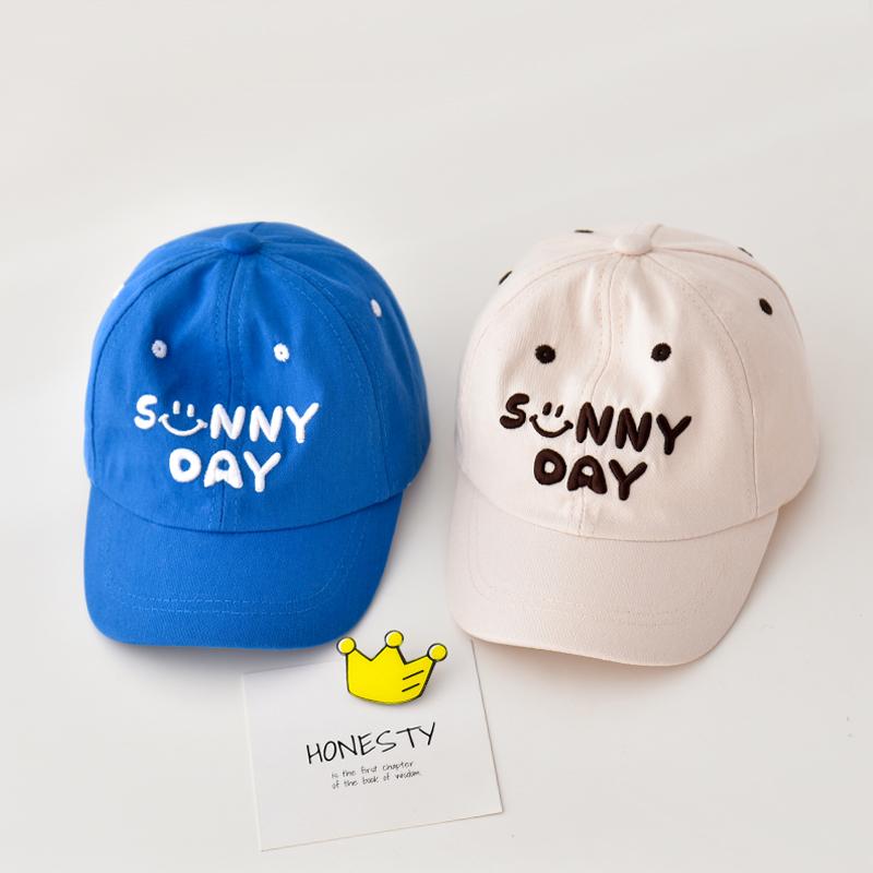 ベビー 帽子 キャップ ひさし帽 日除け UVカット シンプル 日除け 頭 ヘッド 保護 雑貨 かわいい 幼児 ..