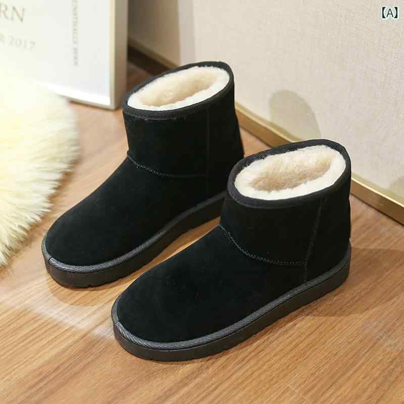 スノーブーツ ショートブーツ 秋冬 厚手 裏起毛 防寒 暖かい 滑りにくい 旅行 雪国 アウトドア スノボ ..