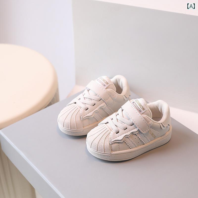 ベビー キッズ シューズ カジュアル スポーツ スニーカー 滑りにくい アンチキック 軽量 赤ちゃん 幼児 通気性 ソフトソール 子供 靴