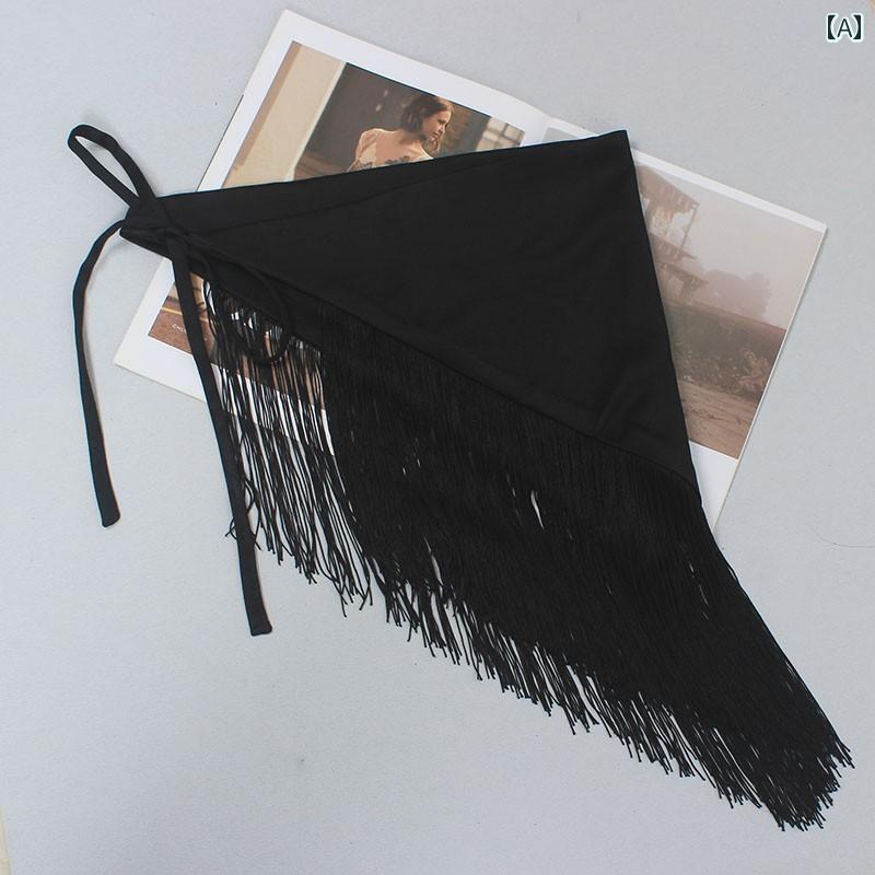 ベルト おしゃれ フリンジ レディース ワイド アメリカン ファッション スカート 装飾 ウエスト