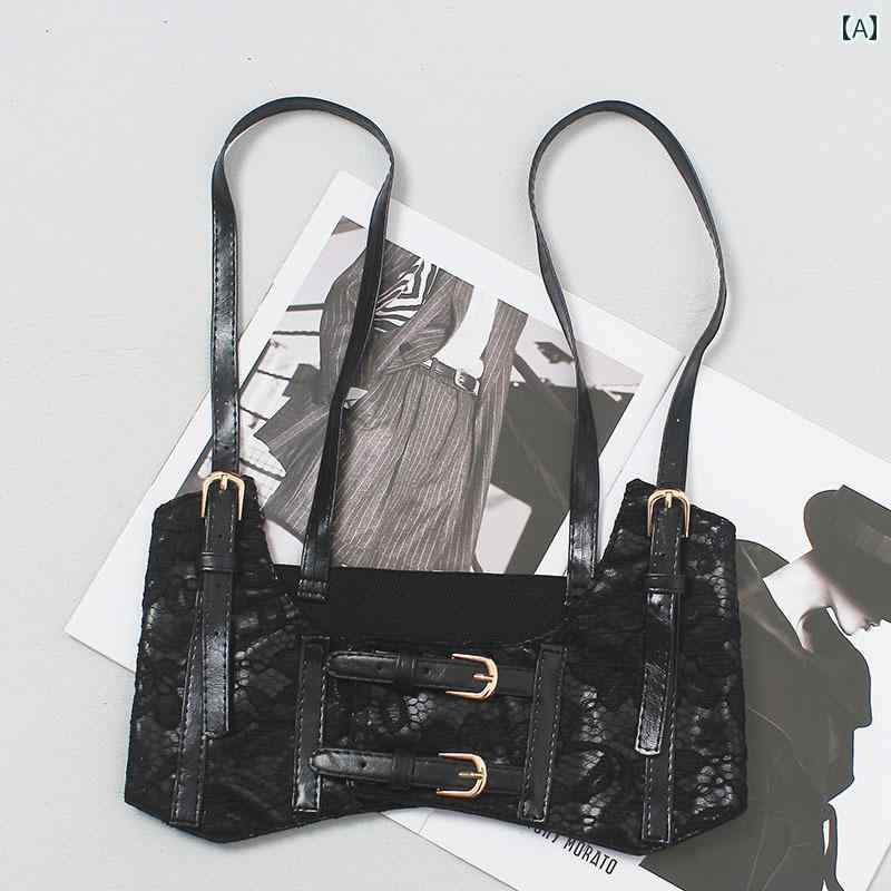 ベルト 幅広 レディース おしゃれ ウエストマーク ファッション ドレス サスペンダー 装飾 ウエスト スリム 個性