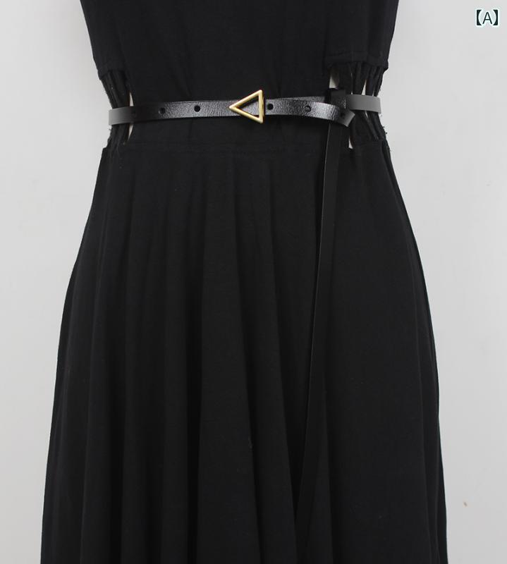 レディース レディース ベルト ファッション小物 装飾品 ミニマル アクセサリー レトロ おしゃれ ウエスト アレンジ