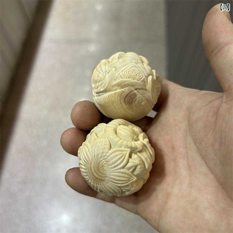 マッサージボール 健康 ハンドマッサージ リラクゼーション シニア 置物 インテリア ディスプレイ レトロ 小物 アート 彫刻 チャイナ風