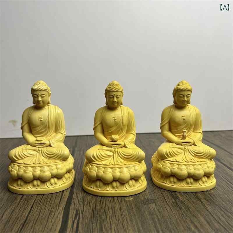 釈迦如来 置物 木 仏具 神具 インテリア ディスプレイ レトロ 小物 アート 縁起物 彫刻 菩薩 仏像 仏陀 チャイナ風