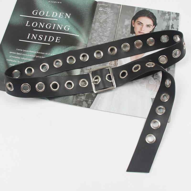 ドレス レディース カジュアル ベルト おしゃれ 女の子 ストリート 撮影 人目 引く 多 孔 質 ベルト ガ..