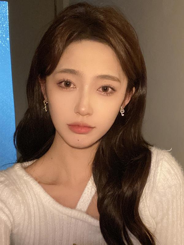 アクセサリー レディース ピアス かわいい イヤリング 芸術的 8 音 非対称 フル 韓国 ユニーク イヤー ジュエリー