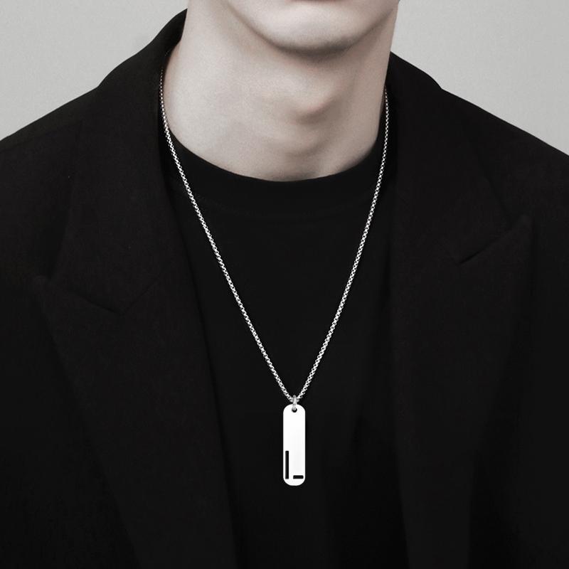 アクセサリー レディース ネックレス おしゃれ レター ペンダント ハイエンド ヒップ ホップ ミリタリ..