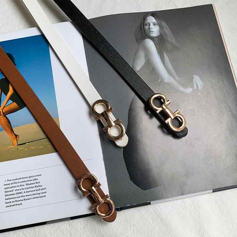 スカート レディース ベルト おしゃれ シンプル 汎性 高さ 細 ベルト イン おしゃれ 飾り フック ウエスト 小さめ ベルト ウエスト チェーン