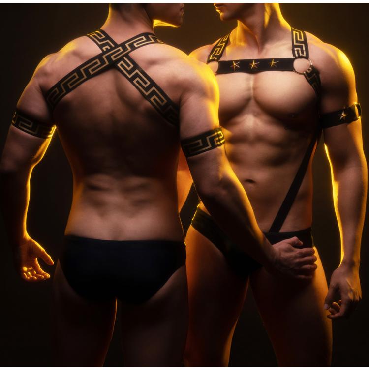 メンズ チェストストラップ ショルダー ストラップ 姿勢補正 シェイプ ウェア シェイプ コルセット シ..