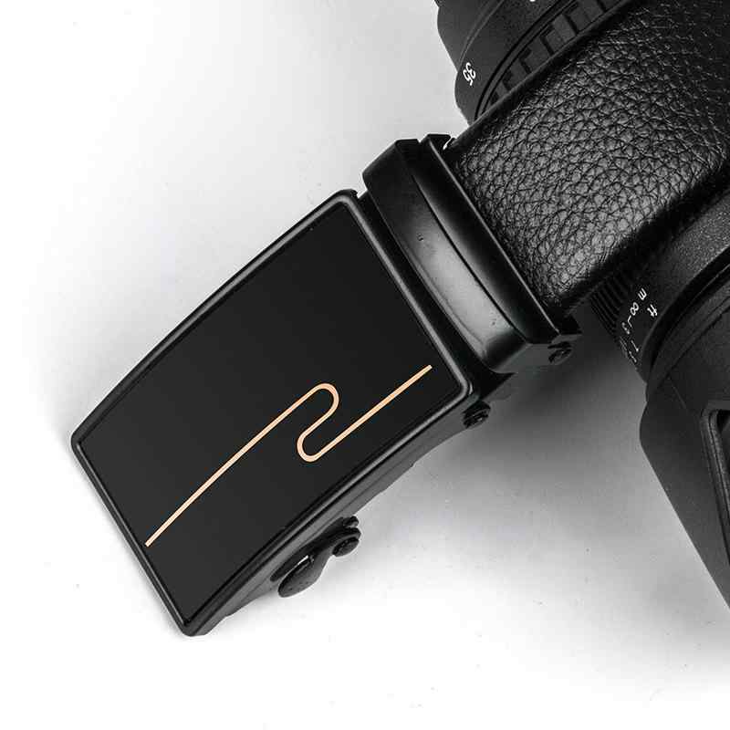 メンズ カジュアル ベルト 穴なし ベルト ファッション ビジネス ベルト 自動 ベルト 自動 バックルベルト