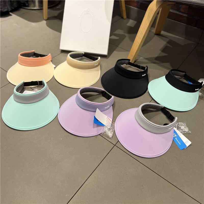 レディース 夏 サンバイザー 日焼け防止 帽子 紫外線 防止 つば広 空 ハット 韓国 アウトドア スポーツ..