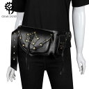 レディース レッグ バッグ かっこいい バッグ スチームパンク 戦術 ウエスト バッグ ゴシック 屋外 携帯電話 バッグ