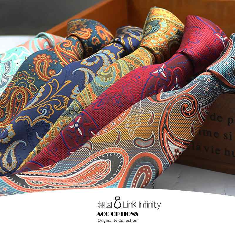 メンズ フォーマル ネクタイ レトロ 大柄 ネクタイ 7センチメートル 高級 ライト 高級 ペース ウエスト パターン 新郎 ウェア