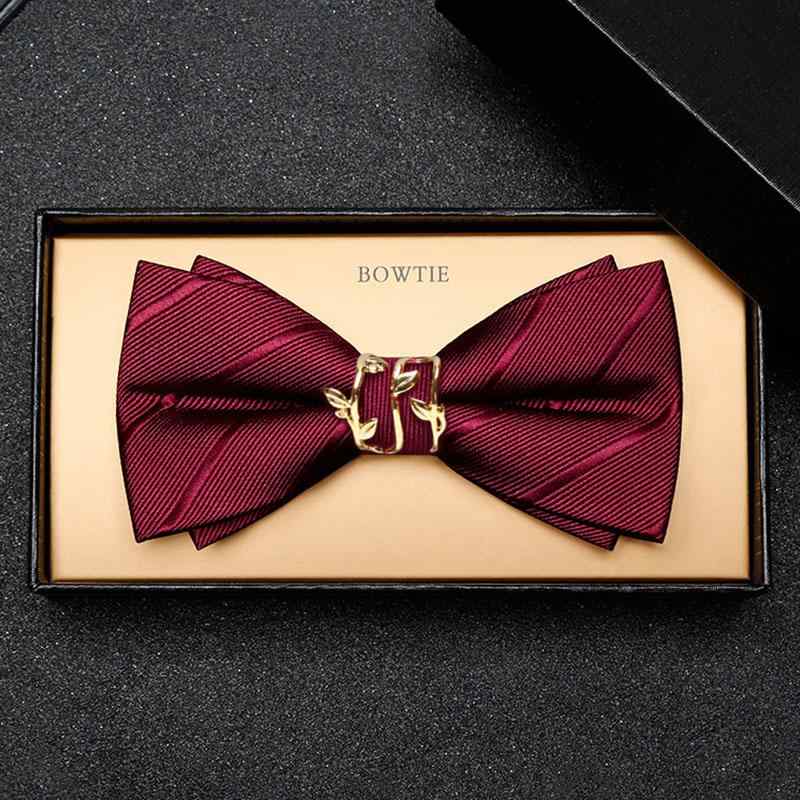 シャツ メンズ 蝶 ネクタイ ボウタイ バーガンディ 枝 結婚式 新郎 添い 人 結婚式 無地 スーツ 韓国
