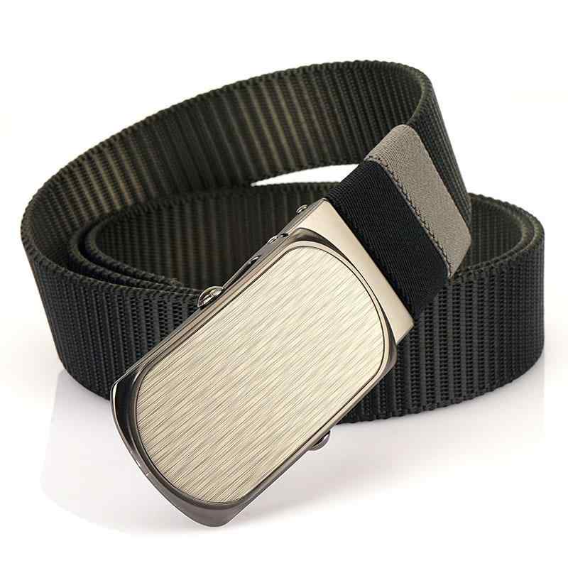 メンズ ベルト 穴なし キャンバス ナイロン ベルト 35 ローラー 自動 バックル 両面 厚手 ズボン ベルト 一 兵卒 昔ら 戦術