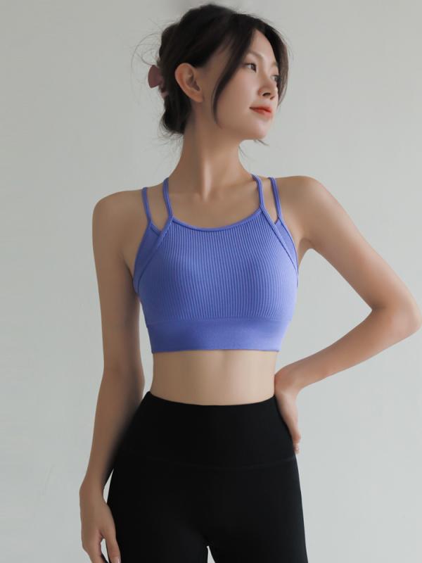 レディース 秋 オール イン ワン スポーツブラ 耐衝撃 ランニング ヨガ フィットネス ベスト ピラティ..