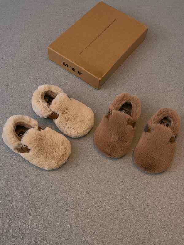 冬 子供靴 女の子 毛皮 靴 アウターウェア 女の子 プリンセス シューズ 綿 裏起毛 ベビー 快適 靴