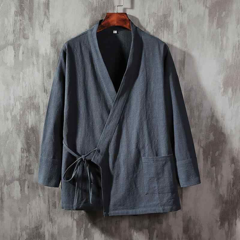 ジャケット メンズ 修行服 カンフー 太極拳 中国 唐 スーツ 漢 スーツ 中華風 スーツ レトロ リネン エスニック ティー スーツ レトロ 衣装 綿 リネン 瞑想 スーツ