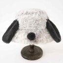 レディース 秋 冬 大きい 犬 漁師 帽子 かわいい 帽子 暖かい 厚手 バケット ハット ぬいぐるみ 防寒 ガールズ 韓国