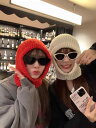 レディース 秋 冬 ニット ウール 帽子 目出し帽 ファッション プルオーバー 厚手 暖かい ネック プロテクター