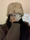 レディース 秋 冬 カジュアル 帽子 ハット 毛皮 フィッシャーマン 毛皮 韓国 厚手 暖かい 耳保護 バケット ハット