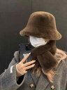 秋 冬 帽子 防寒 かわいい イミテーション ベルベットスーツ フィッシャーマン 帽子 ベルベット 厚手 バケット ハット 韓国 暖かい 毛皮 帽子