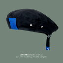 レディース 春秋夏 ベレー 帽 おしゃれ 和 甘くて クール パッチ ベレー 薄手 黒 祥 レトロ 画家帽子