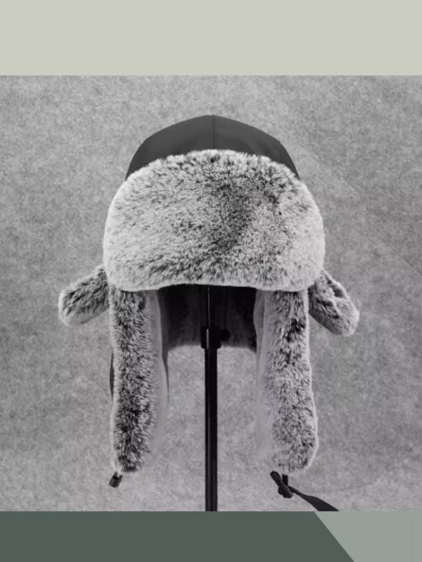 レディース 冬 パイロット帽 大きいサイズ ロシア 帽子 北東 綿 帽子 用 屋外 サイクリング 暖かい 寒く 防風性 毛皮 帽子