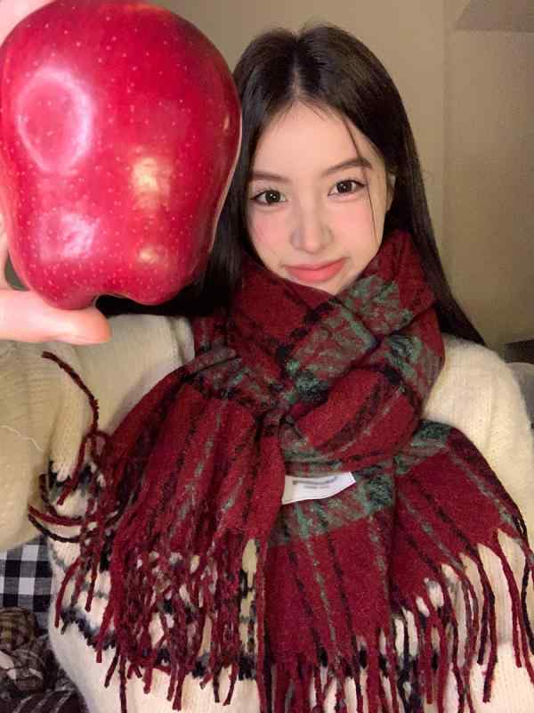 レディース 冬 マフラー かわいい ストール カップル タッセル スカーフ チェック柄 ショール 学生 レ..