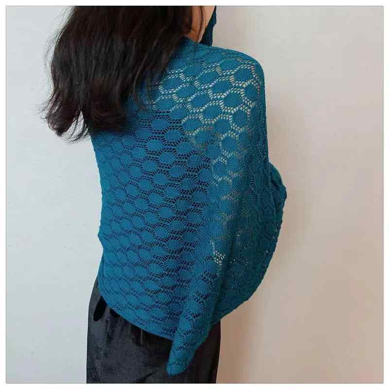 スカート レディース 夏 長袖 ニット マフラー 冷感 日焼け防止 エアコン 小さい ショール 無地 スカーフ カーディガン