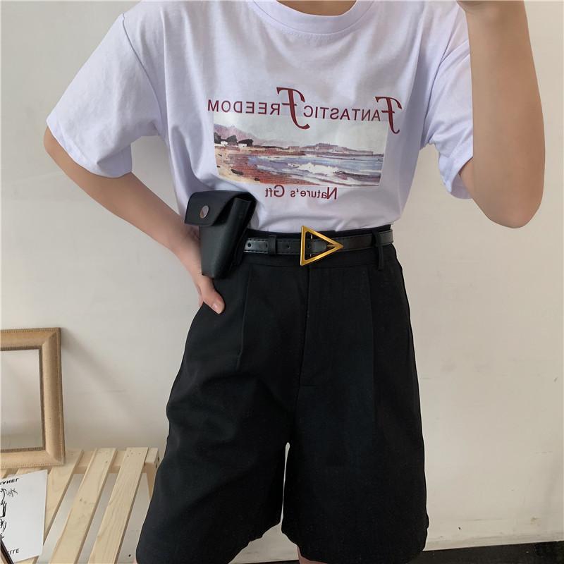 ジャケット ジーンズ ベルト バッグ 装飾 女性用 三角 バックルベルト レトロ スーツ 細い ベルト ガードル