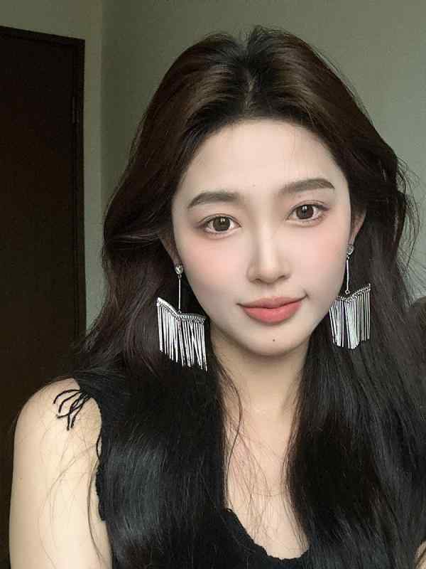 アクセサリー レディース 秋 冬 ピアス かわいい イヤリング アメリカ 個性 誇張 スグ タッセル メタル 女性 クール ロング
