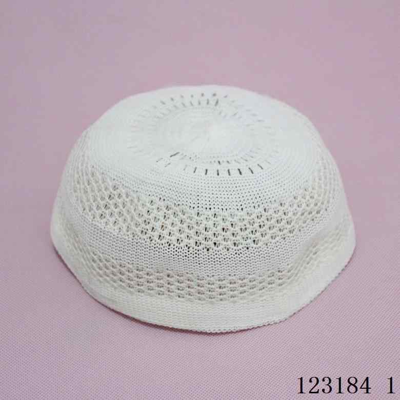 メンズ ニット クーフィー帽 エスニック メッシュ アラビア パフォーマンス ハット 祈り 帽子 オールシーズン 利 可能 ハット ホワイトハット