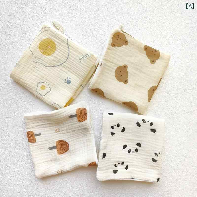 ハンカチ ガーゼ タオル シンプル カジュアル かわいい ベビー 赤ちゃん 出産祝い キッズ 乳幼児 子供 ..