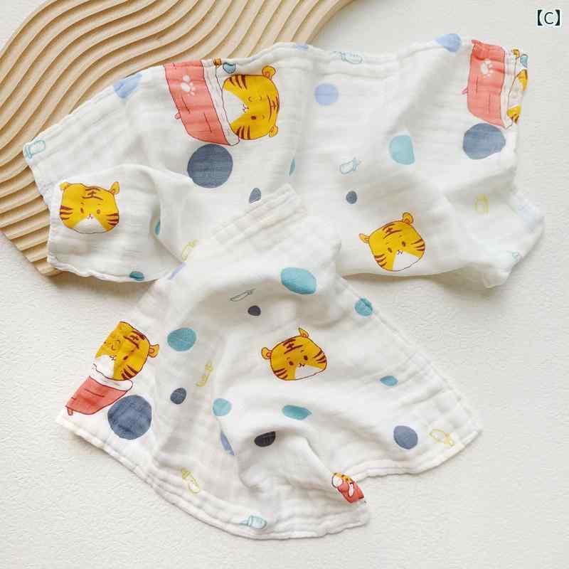 ガーゼ タオル ハンカチ シンプル カジュアル かわいい ベビー 赤ちゃん 出産祝い キッズ 乳幼児 子供 男の子 女の子 3