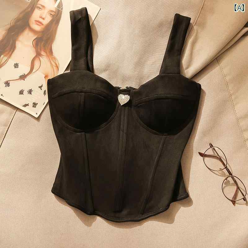 キャミソール ショート丈 夏 タイトフィット スリム フェス イベント セクシー スタイリッシュ 魅惑 お..