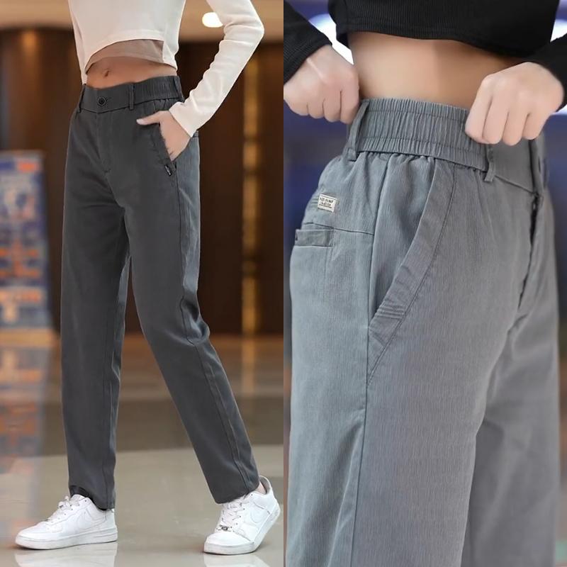 パンツ カジュアル メンズ レディース ボトムス 長ズボン 夏 薄型 クール ファッション ビジネス ストレート スリム ロング 男性