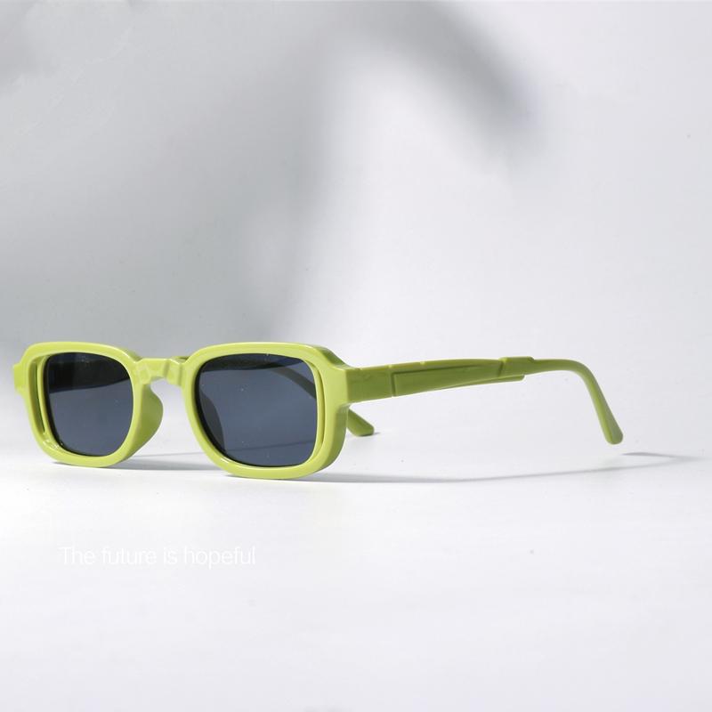 サイバー パンク サングラス おしゃれ メカニカル サングラス UV 400 アボカド 色 未来 派 サングラス ..