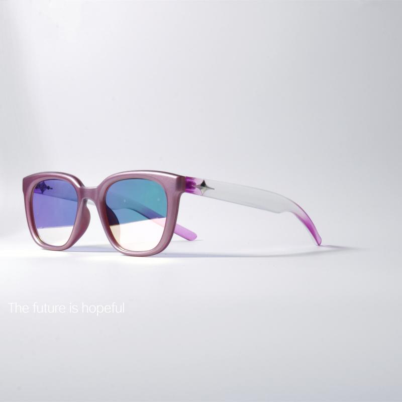 サングラス おしゃれ 紫外線対策 オールシーズン ユニーク カラフル 反射 スクエア フレーム サングラス UV 400 抗UV 明るい 金属 装飾 サングラス