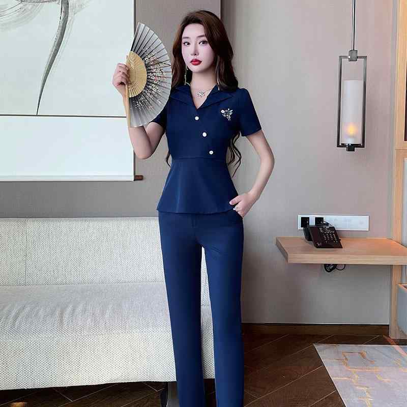 エステ 制服 美容系 サロン ユニフォーム レディース マッサージ セラピスト 作業着 仕事着 高級感 エステサロン フェミニン サロン カイ アール セット