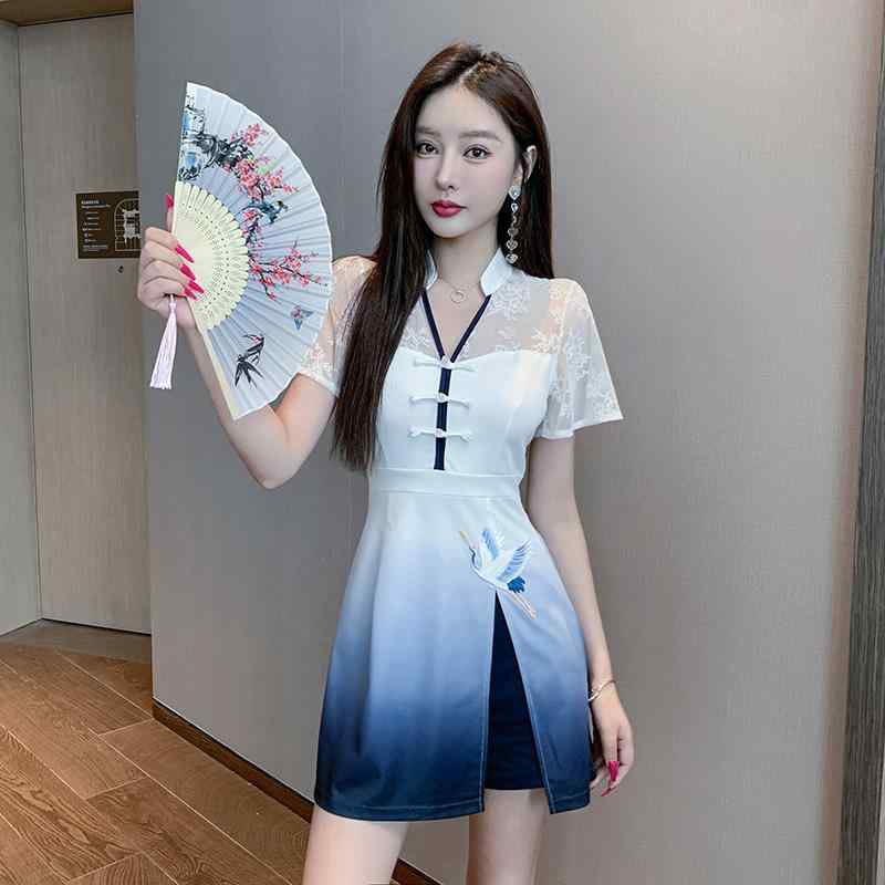 樂天商城 - ドレス キャバドレス ナイトクラブ ラウンジ 制服 美容系 接客 ユニフォーム レディース スーツ 教師 KTV 美容院