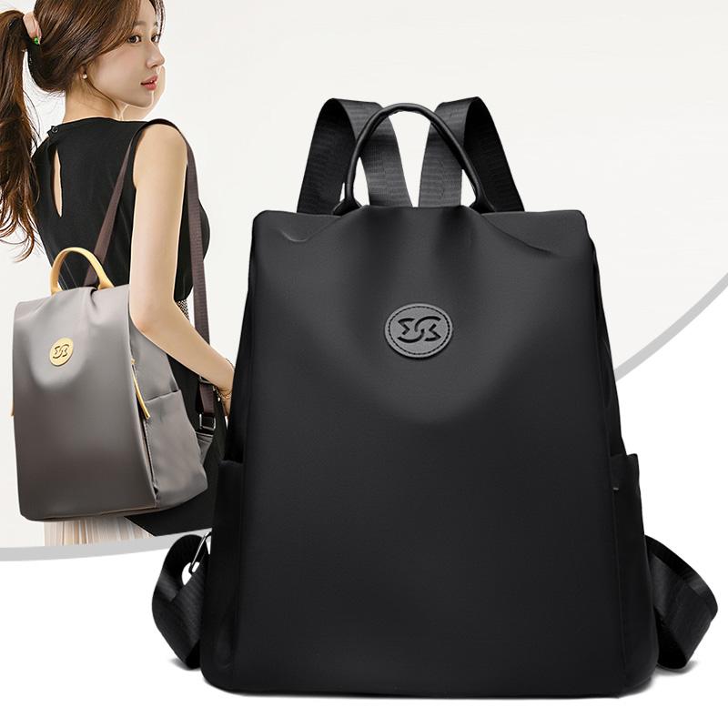 バッグ リュック 女性用 盗難 防止 バック パック 軽量 大容量 スクール 通勤 オックスフォード 布 ナイロン 旅行 バック パック