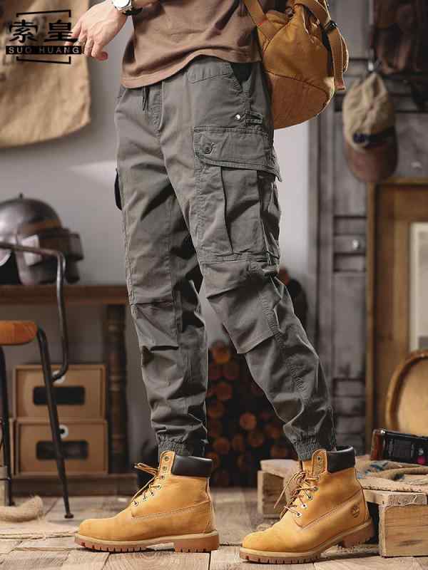 パンツ メンズ 用 ハイエンド テクニカル ワークパンツ 作業 ズボン アウトドア 春秋 マルチ ポケット ..