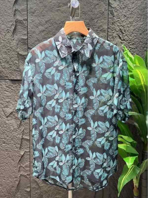 トップス シャツ メンズ 柄シャツ ハワイアン アロハ ビーチ 海水浴 夏 冷感 通気性 花柄 半袖 ファッ..