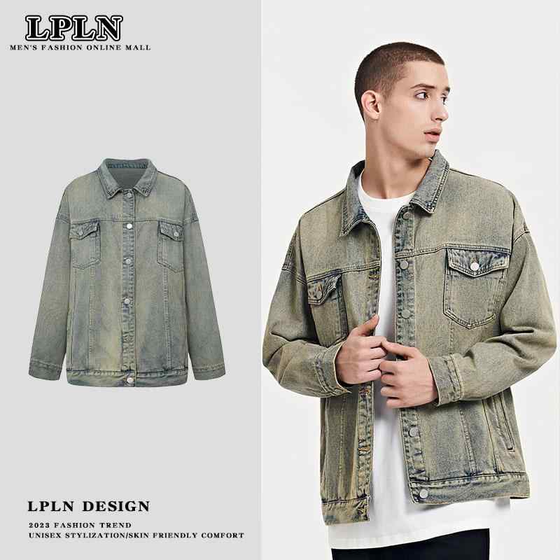 ジャケット トップス デニムジャケット おしゃれ レディース メンズ アメリカン レトロ ハイエンド 春秋 ファッション ウォッシュ