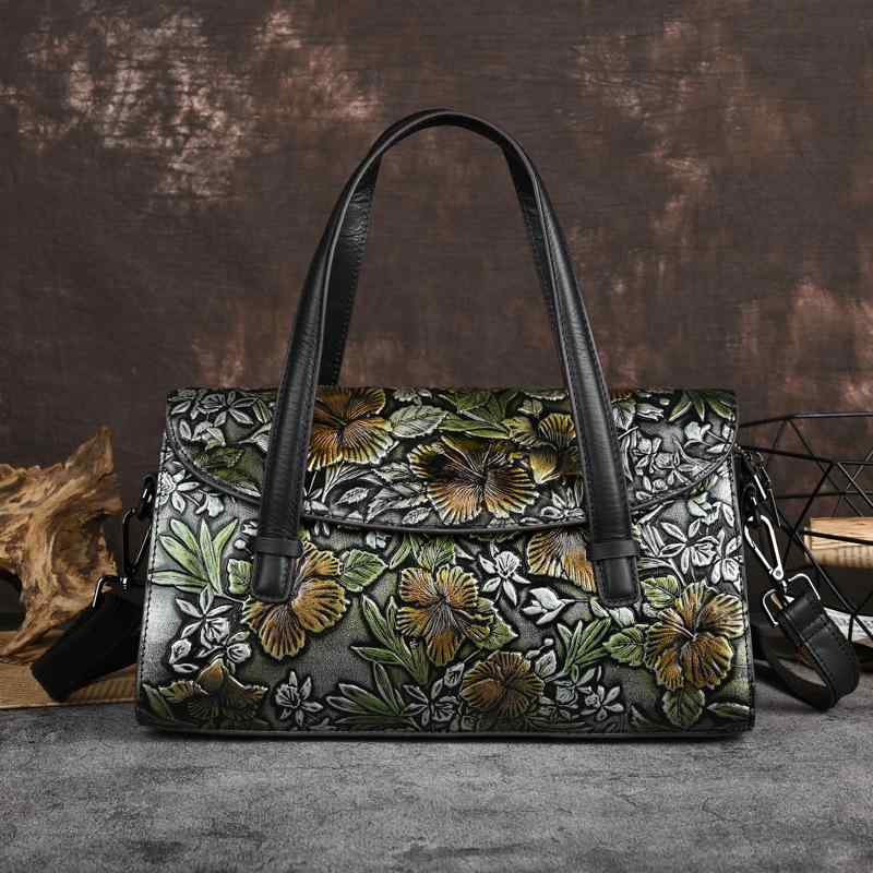 バッグ ハンドバッグ カジュアル 革 レディースバッグ レディース レトロ ショルダー クロス ボディバッグ 最上層 牛革 マザーバッグ レディース チャイナ