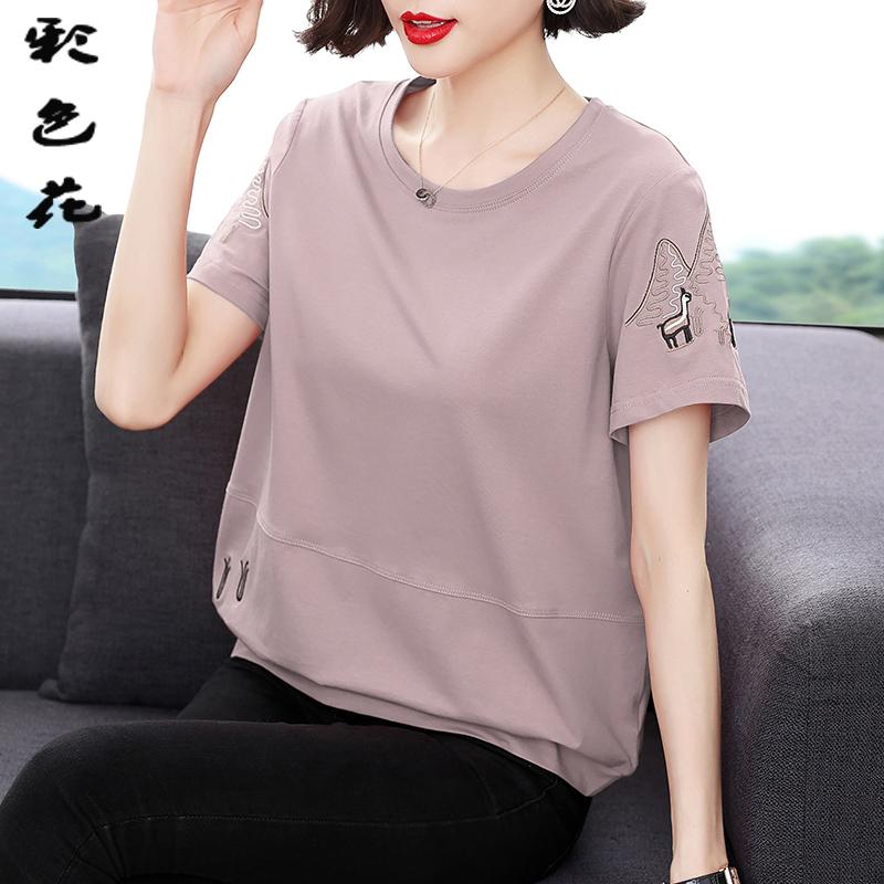 トップス シャツ レディース マザーズ 婦人服 普段使い 女性 半袖 Tシャツ 夏 マザーズ 思い 大きいサイズ お腹 カバー カジュアル フレッシュ