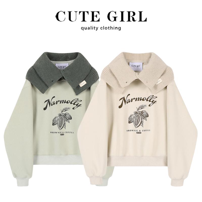 コート トレーナー レディース カジュアル アメリカン レトロ 厚手 ハイエンド おしゃれ 女性用 ラウンドネック ベルベット スウェットシャツ 秋冬