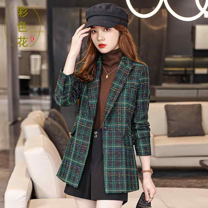 ジャケット トップス ジャケット レディース おしゃれ マザーズ 婦人服 普段使い シフォン 小さい スーツ 女性 夏 ソリッドカラー スーツ チェック柄 薄手 カジュアル